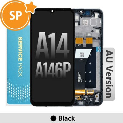 Tecguru-Samsung Galaxy A14 5G A146P LCD Screen Replacement Digitizer GH82-23640A / GH81-23315A (Service Pack)-Black (AU Version) Tecguru-Samsung Galaxy A14 5G A146P LCD Screen Replacement Digitizer GH82-23640A / GH81-23315A (Service Pack)-Black (AU Version)